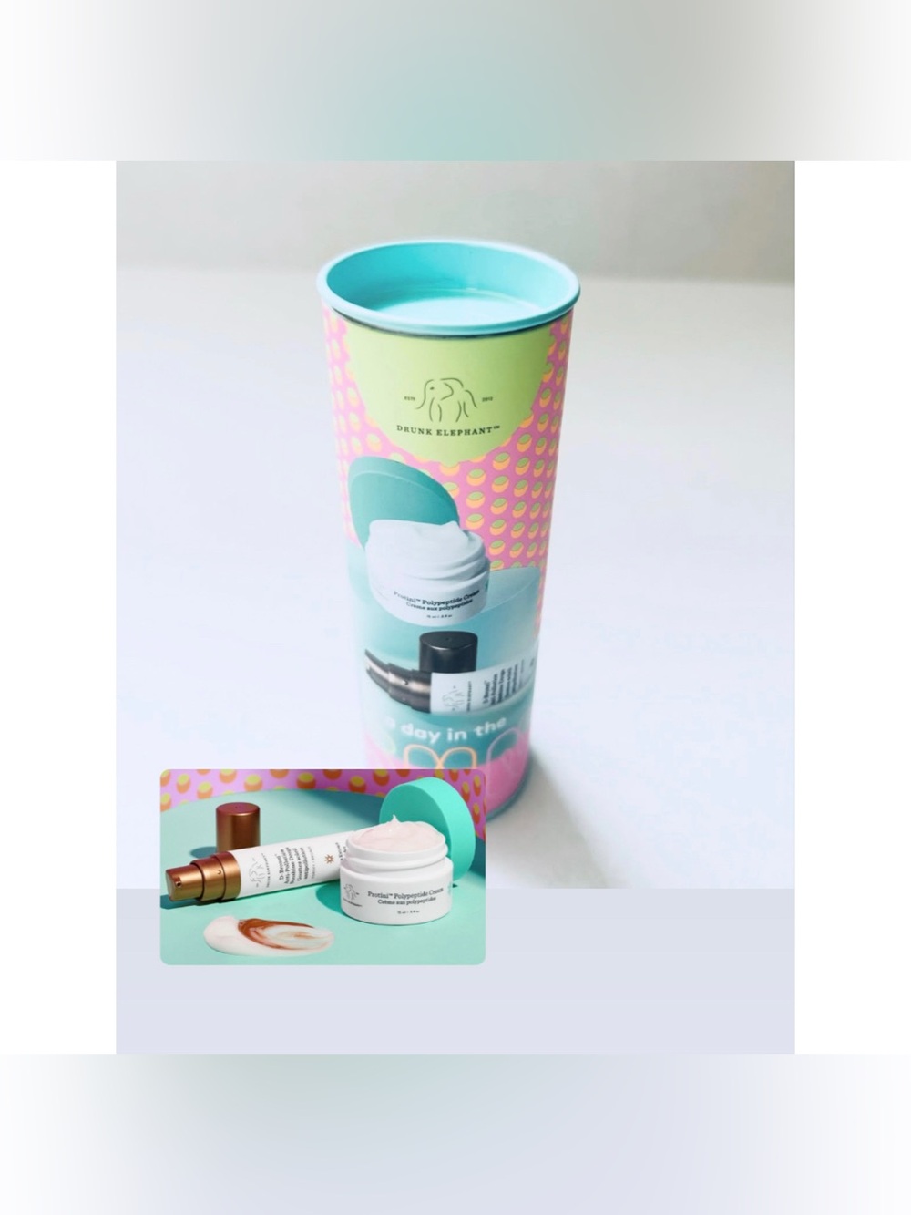 Drunk Elephant A Day in the Sun: D-Bronzi and Protini Cream Duo Kit